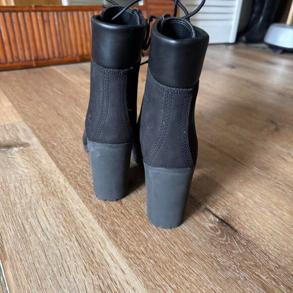Timberland Black Women's Allington Mid Lace-Up Boot Size 6 - Picture 3 of 6